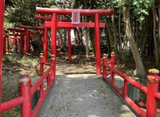 半田市住吉神社　鳥居・欄干等塗装補修工事