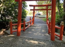 半田市住吉神社　鳥居・欄干等塗装補修工事